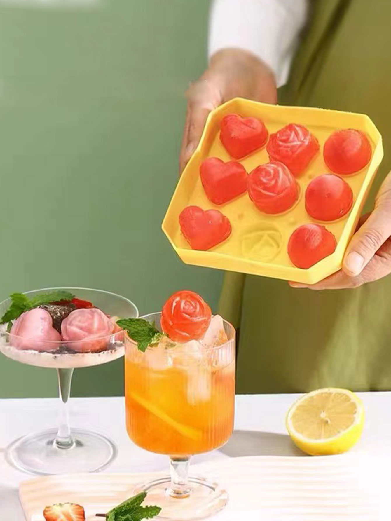 Rose Eiswürfelform Eiswürfelfo – Ice Mold Sphere Bewertung und Preis