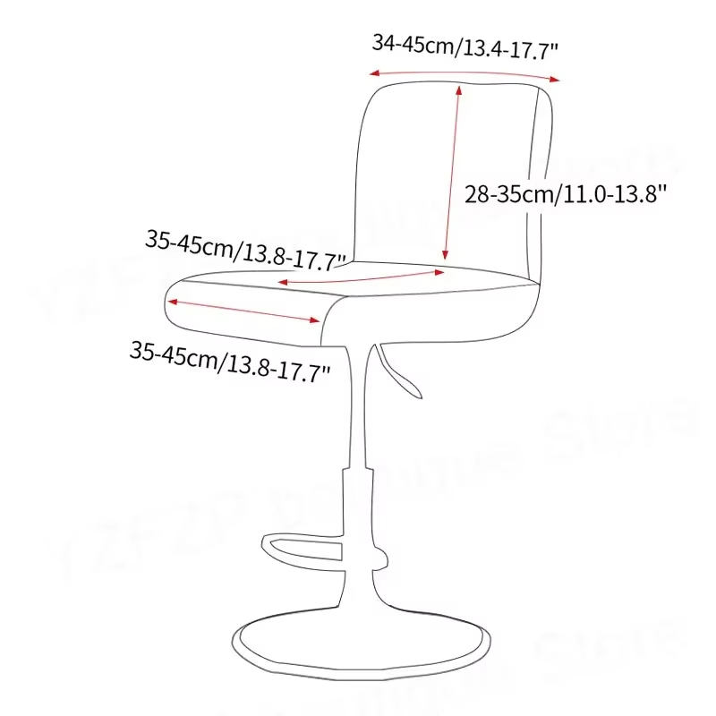 Jacquard Barhocker Stuhlbezug  – Home Bar Lounge Bewertung und Preis
